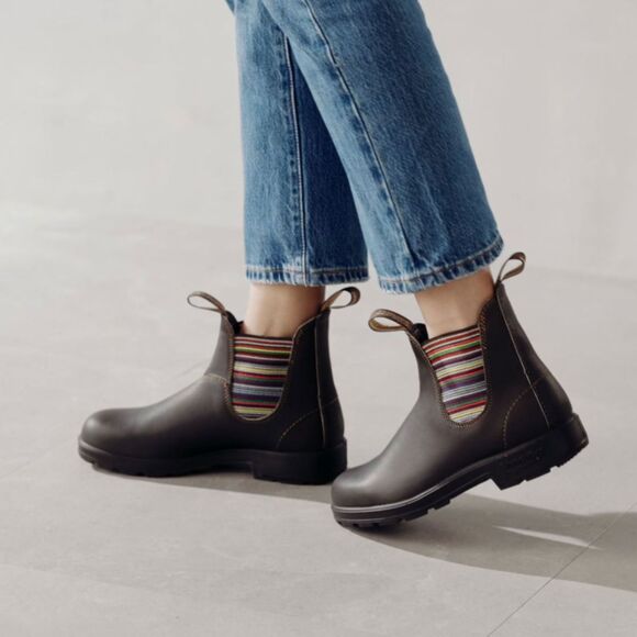 Blundstone Women's Originals 1409 Chelsea Boot Striped Elastic AU 4 / US 7 - Picture 1 of 12